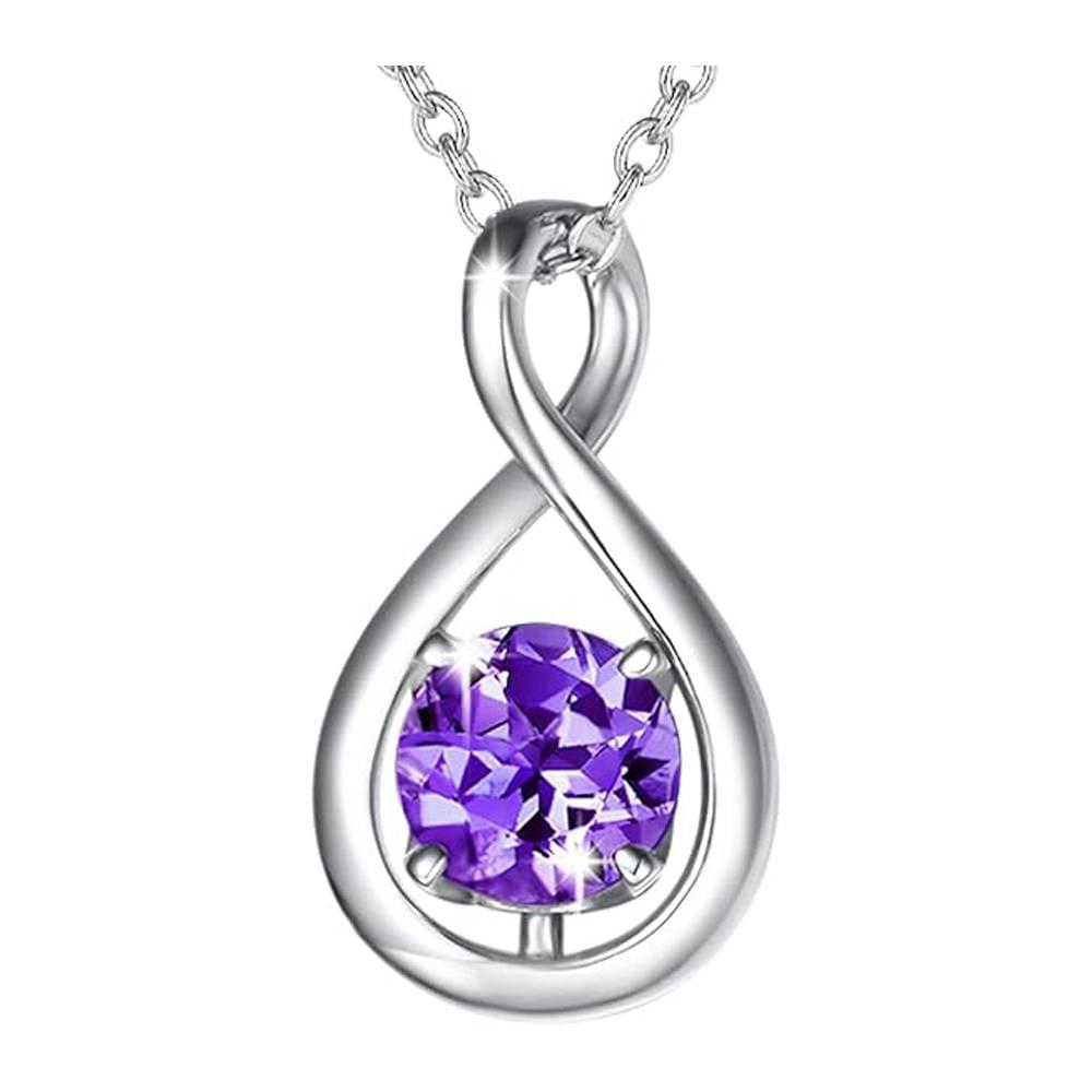 Beautiful Amethyst necklace in 925 silver