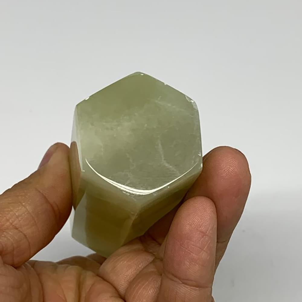 0.45 lbs, 3.9″x1.2″ Green Onyx Point Tower Obelisk Crystal @Afghanistan - Image 2