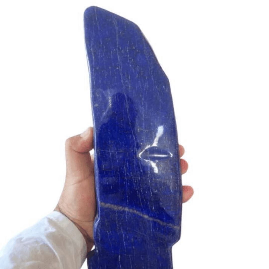 Lapis lazuli handmade polished stone AAA Grade Madan 4 Origin Afghanistan